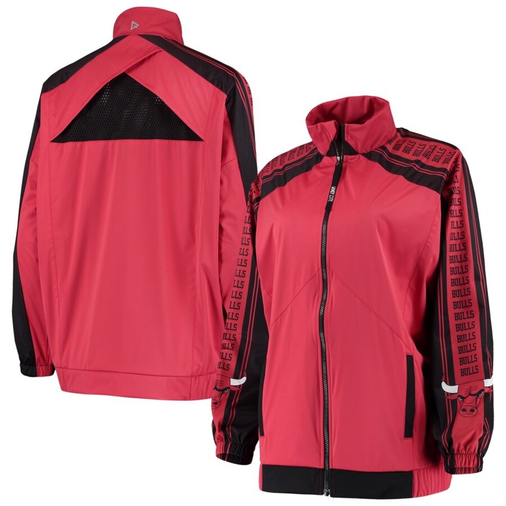 Chicago Bulls Qore Women's Throwback Team Full-Zip Windbreaker Jacket
